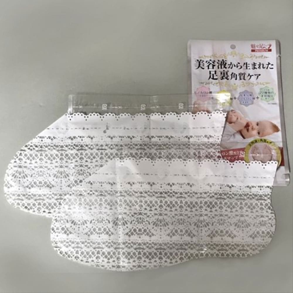 魅せ足コスメプレミアム 美容液から生まれた足裏角質ケア ２５ｍＬ×２枚入