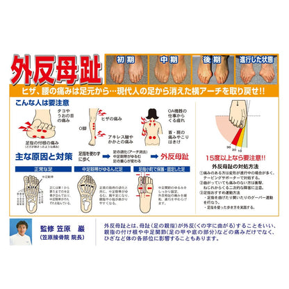 歩行らくらくサポーター　後期用ハードタイプ　外出用２枚入