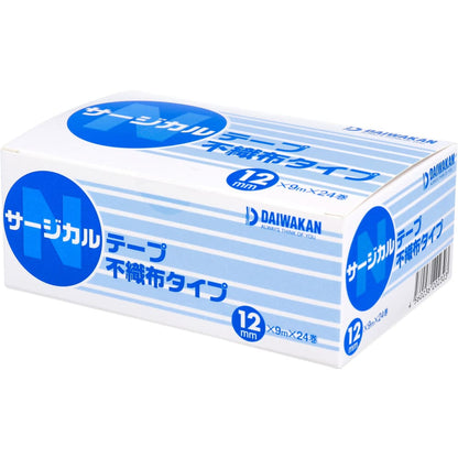 サージカルテープ 不織布タイプ 12mm×9m×24巻入
