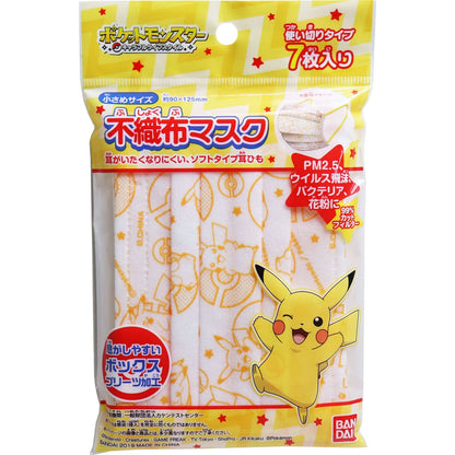 こども不織布マスク ポケットモンスター 7枚入