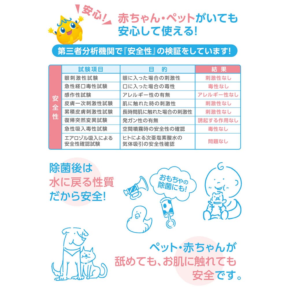 除菌モーリス 弱酸性次亜塩素酸水 つけかえ用 400mL