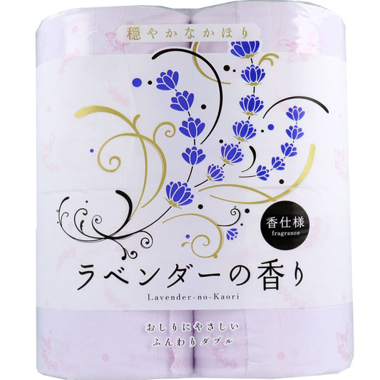 四国特紙 トイレットペーパー ラベンダーの香り ダブル 30ｍ×4ロール