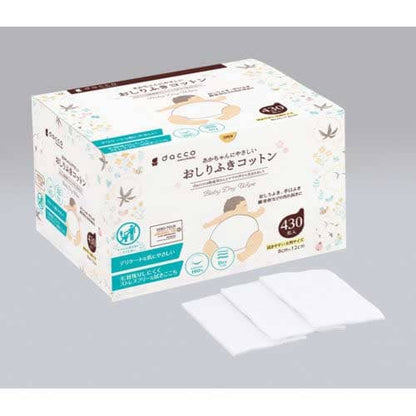 ダッコ 赤ちゃんにやさしい おしりふきコットン 約８ｃｍ×１２ｃｍ ４３０枚入