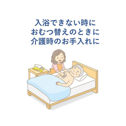 ハビナース　さっとさわやか　からだふき　６０枚入
