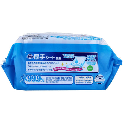 水99.9％ 水分たっぷりおしりふき厚手 54枚×3個パック