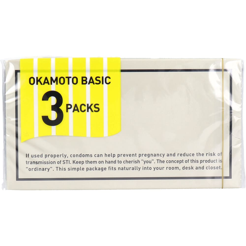 オカモト OKAMOTO BASIC コンドーム 12個入×3個パック