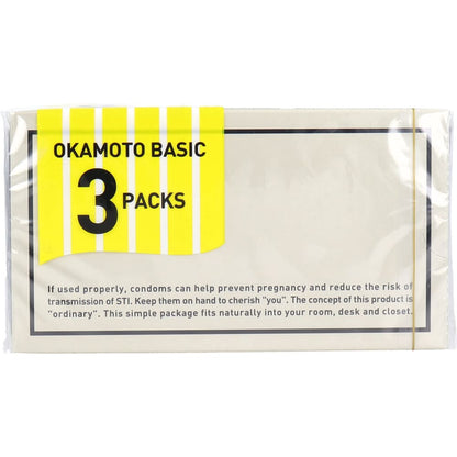 オカモト OKAMOTO BASIC コンドーム 12個入×3個パック