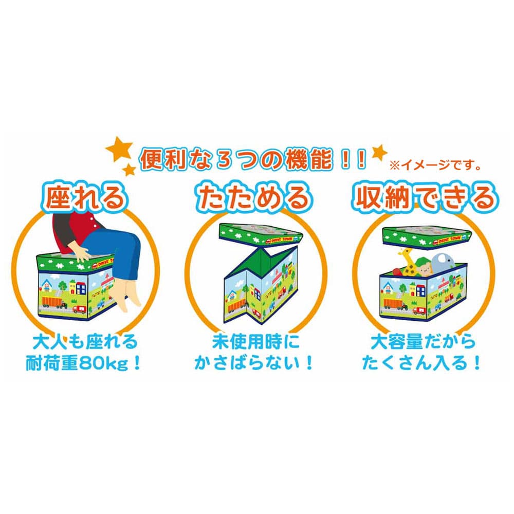 ストレージボックススツール ケーキショップ