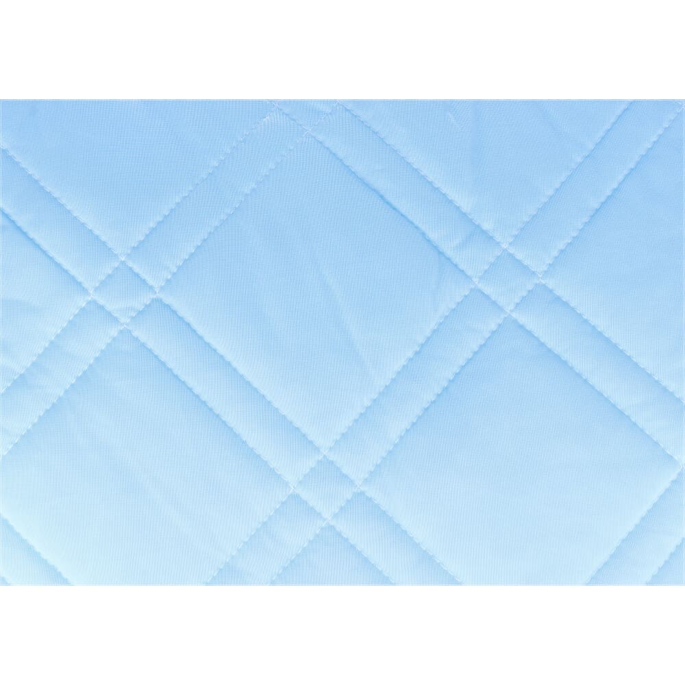 接触冷感 敷きパッド セミダブル サックス 約120×200cm