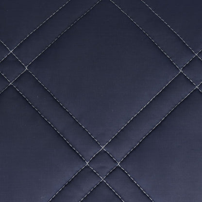 接触冷感 敷きパッド セミダブル ネイビー 約120×200cm