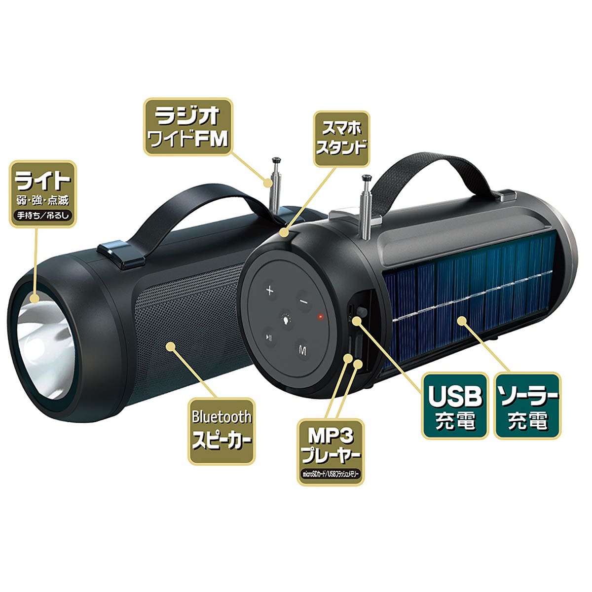 RiC 2WAY電源 マルチBluetoothスピーカー