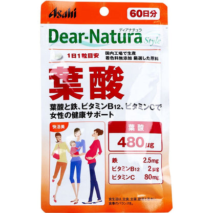 ディアナチュラスタイル 葉酸 60日分 60粒入
