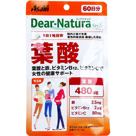 ディアナチュラスタイル 葉酸 60日分 60粒入