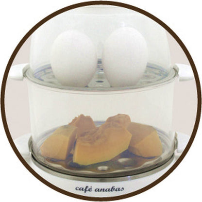 ゆでたまご名人＆かんたん蒸し器（2段） SE-002