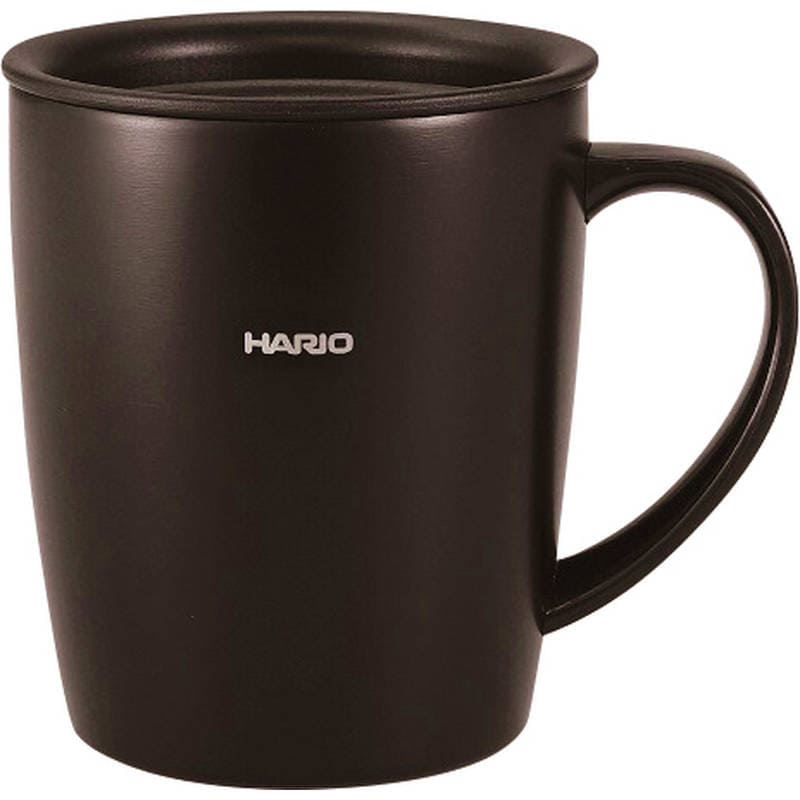 ハリオ フタ付き保温マグ300mL SMF-300-B ブラック