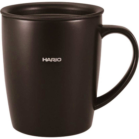 ハリオ フタ付き保温マグ300mL SMF-300-B ブラック