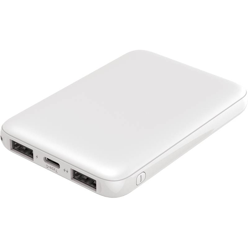 Type-C 入出力対応モバイルバッテリー 5000mAh HD2-MBTC5000WH ホワイト