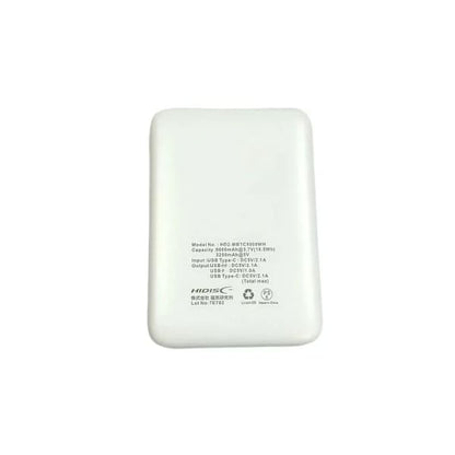 Type-C 入出力対応モバイルバッテリー 5000mAh HD2-MBTC5000WH ホワイト