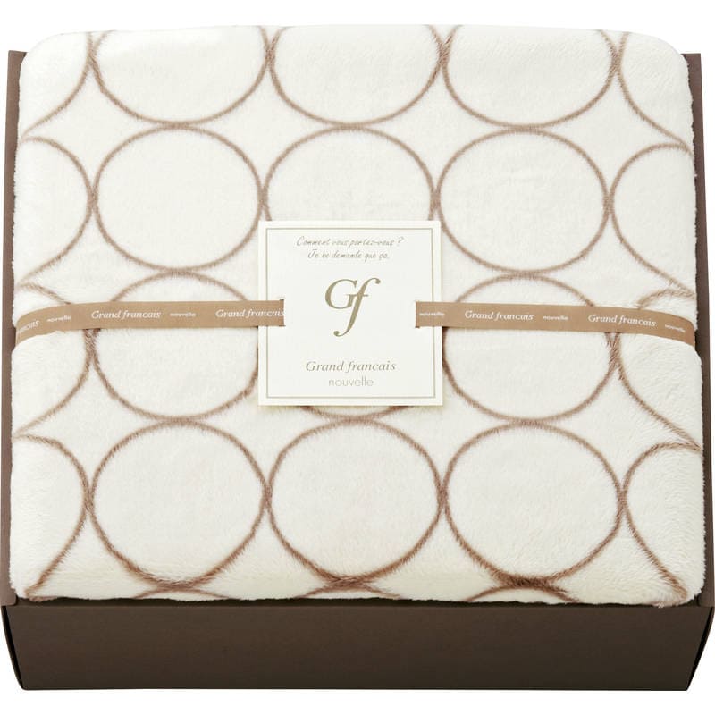 グランフランセヌーベル ハイソフトマイヤー毛布 GFN8106 IV アイボリー