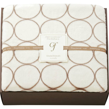 グランフランセヌーベル ハイソフトマイヤー毛布 GFN8106 IV アイボリー