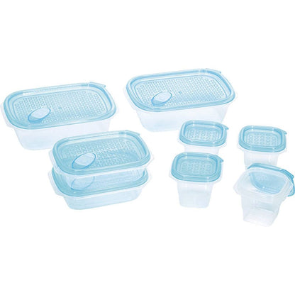 クリアブルーコンテナ ワンタッチ 8PCS CB-8PC