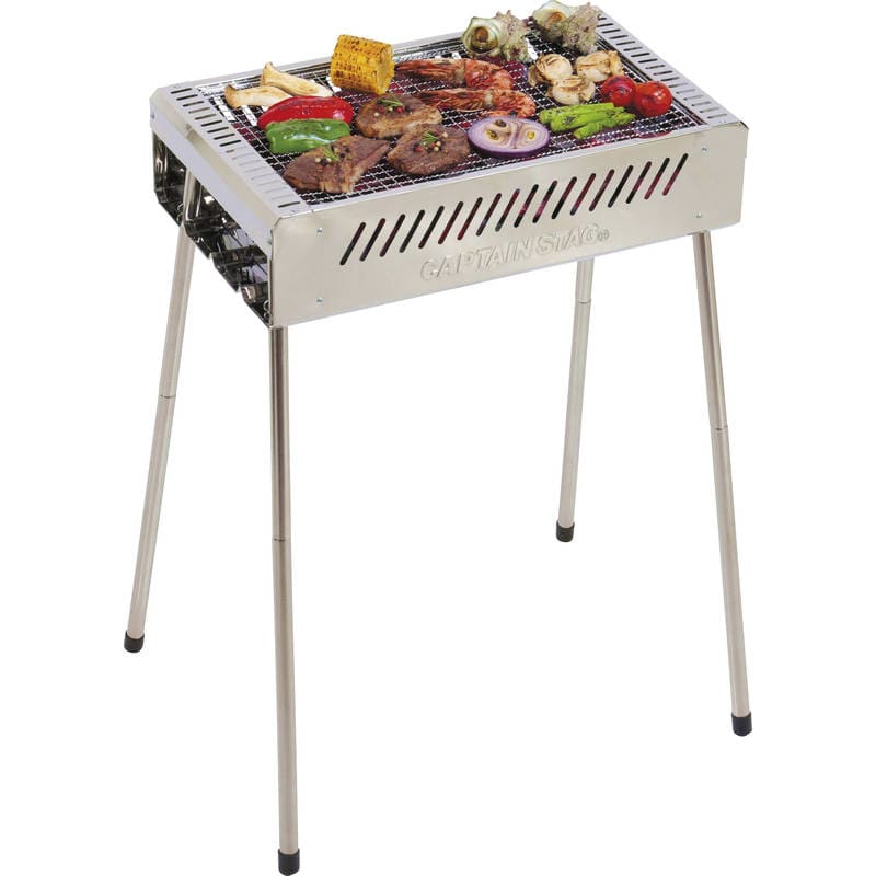 キャプテンスタッグ BBQ ステンレス グリル500 UG-0067