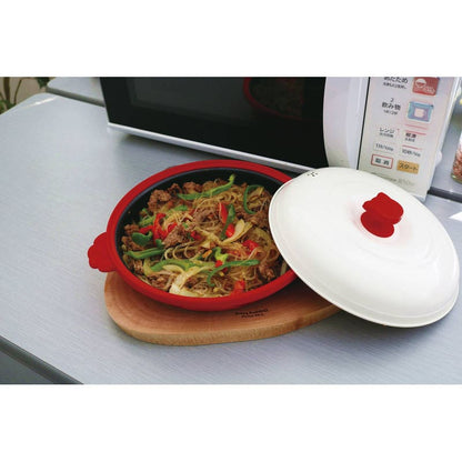 chef 猫鍋レンジパン 70205 レッド