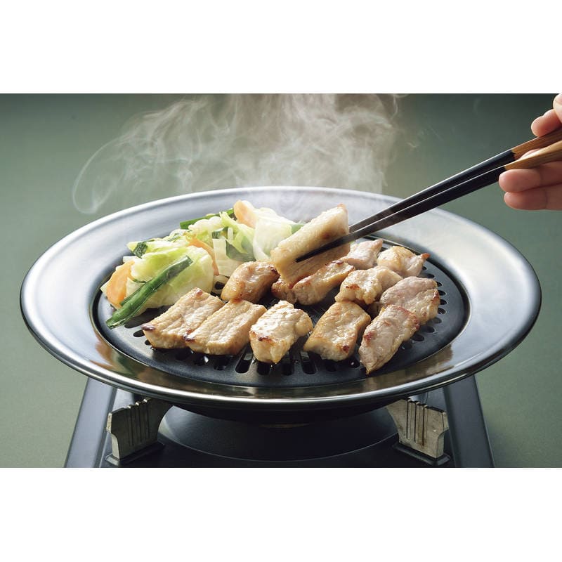 韓味家 ふっ素加工丸型焼肉グリル32cm HC-84