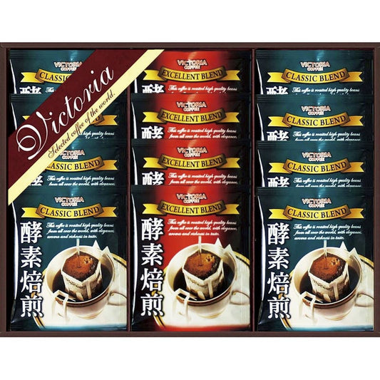 ビクトリア珈琲 酵素焙煎ドリップコーヒーセット ND-150
