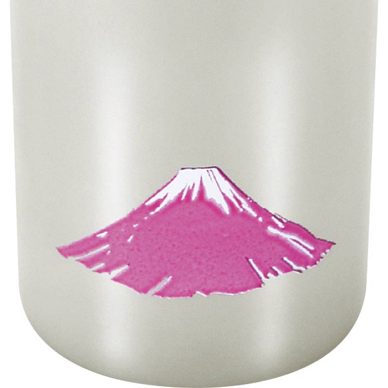 燕熟の技 感温ステンレスタンブラー300mL EJK-301 赤冨士