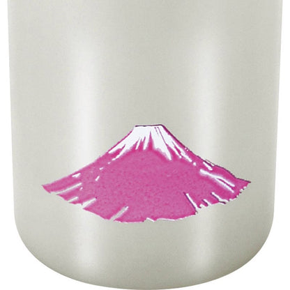 燕熟の技 感温ステンレスタンブラー300mL EJK-301 赤冨士