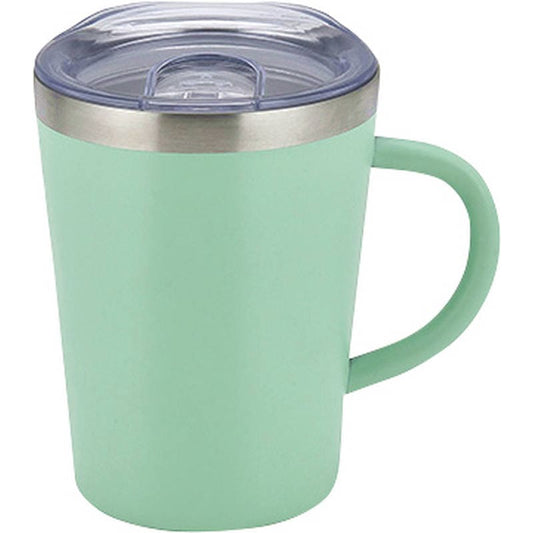 スムゥー 蓋付きマグカップ 350mL LB-6807 グリーン