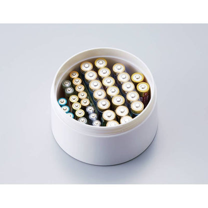 1台4役 乾電池ストッカー ABS-100
