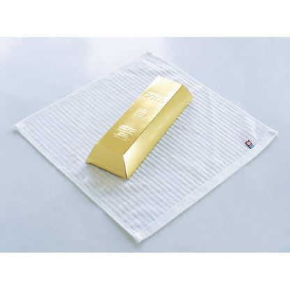 金塊パッケージ入り今治純白ハンドタオル TGO0507601