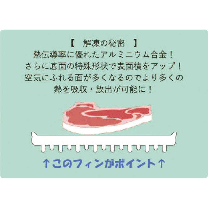 解凍皿 Newクイッ君 KS-3181