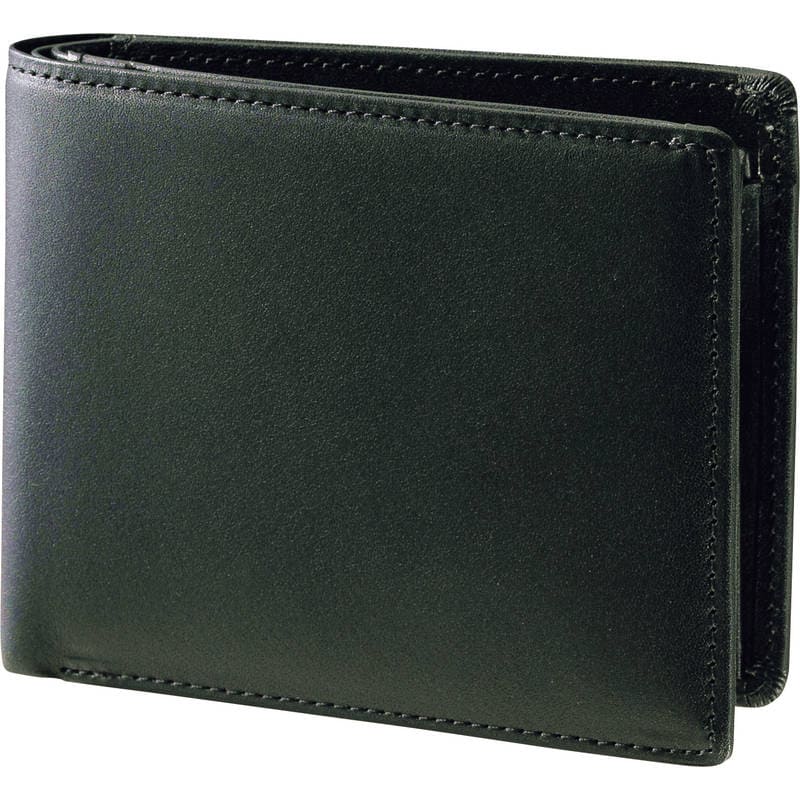 MADE IN JAPAN 片マチ付札入 4OO3355BK1 ブラック