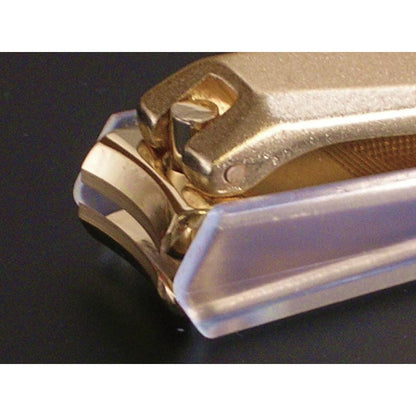 和製金メッキ爪切り（大・カバー付） NC-212KC