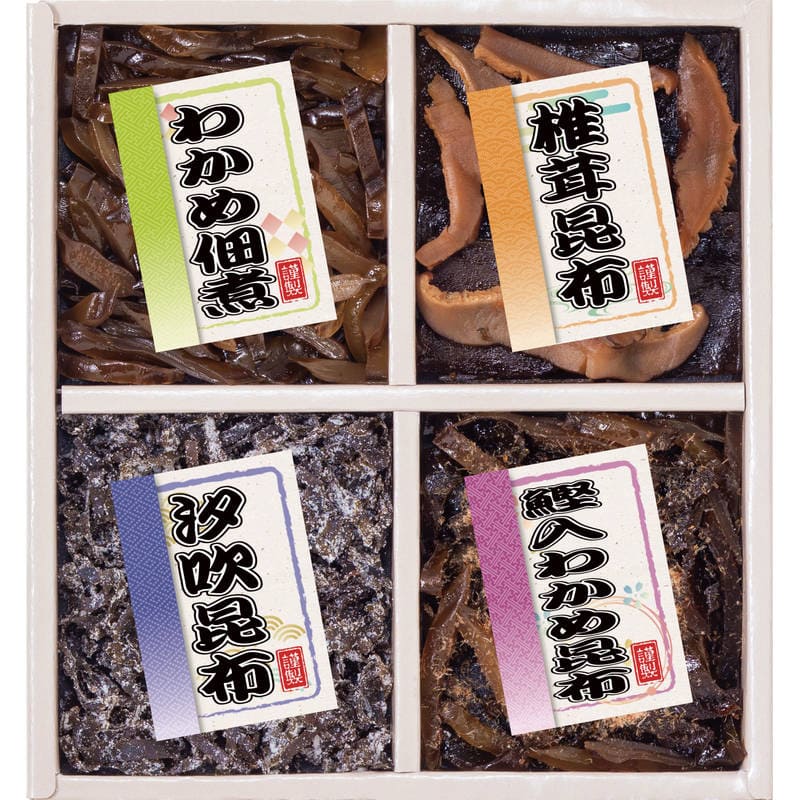 廣川昆布 御昆布 佃煮4品詰合せ（KA－15） 200-32