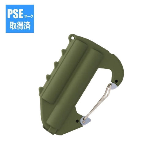 カラビナ付きモバイルバッテリーライト付き MB-50CLiOL オリーブ（PSEマーク取得済）