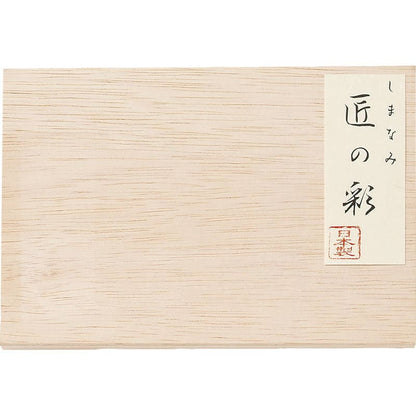 今治 しまなみ匠の彩 フェイスタオル1P（国産木箱入） IMK-135 BE ベージュ