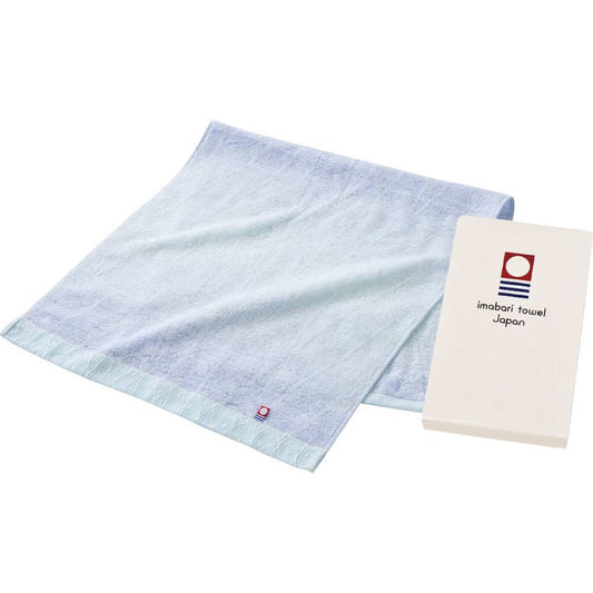 今治 しまなみ匠の彩 花つぼみ フェイスタオル1P IHT-AO　BL ブルー