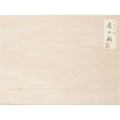 今治 しまなみ匠の彩 タオルセット（国産木箱入） IMK-40