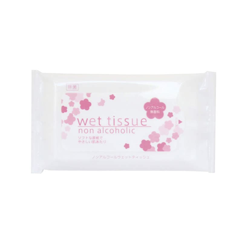 ノンアルコールウェットティッシュスリム除菌10枚 000160N1（ケース単位販売）