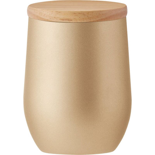 ウッドキャップ・ラウンドタンブラー 350mL 0049-02 シャンパンゴールド
