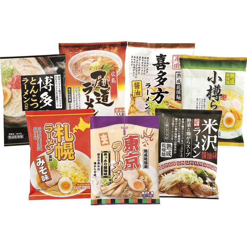 乾燥・ご当地ラーメン味くらべ7食 AAMG-02