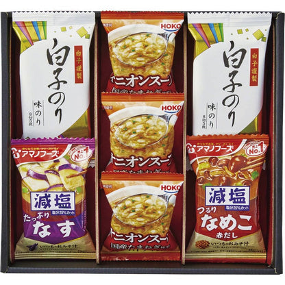 アマノフーズおみそ汁・オニオンスープ・白子のり AS-20