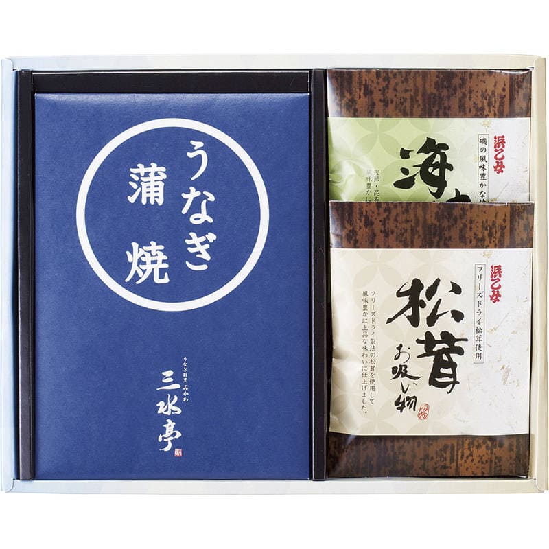 三河一色産うなぎの蒲焼・お吸物セット MU-CJ