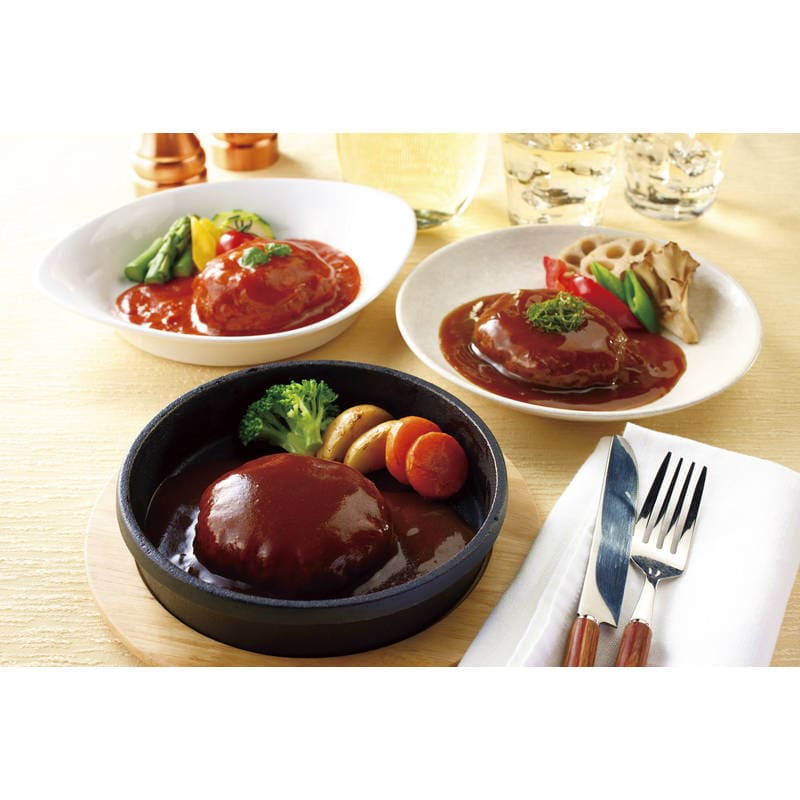 神戸開花亭 レンジ対応洋惣菜 煮込みハンバーグセット 9食 KN-DTT9