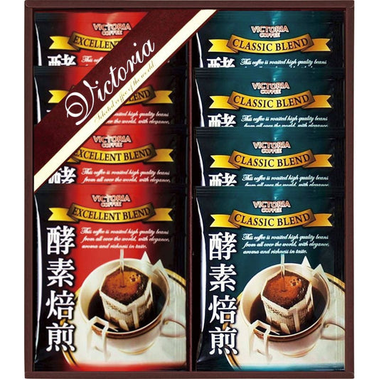 ビクトリア珈琲 酵素焙煎ドリップコーヒーセット ND-10H