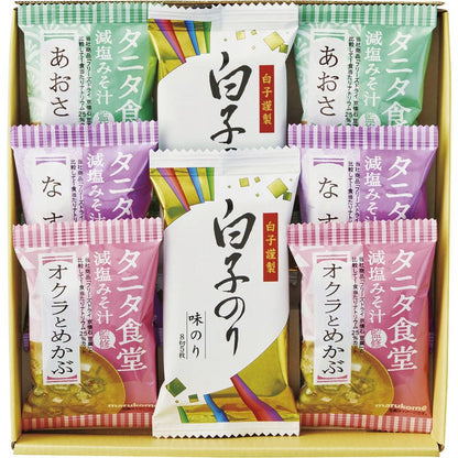 タニタ食堂監修減塩みそ汁・白子のり詰合せ ST-20